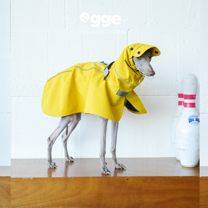 超軽量はっ水犬用ケープケープ レインコート 1004