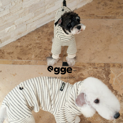 あったか フード付き 犬用 四脚つなぎ 1003