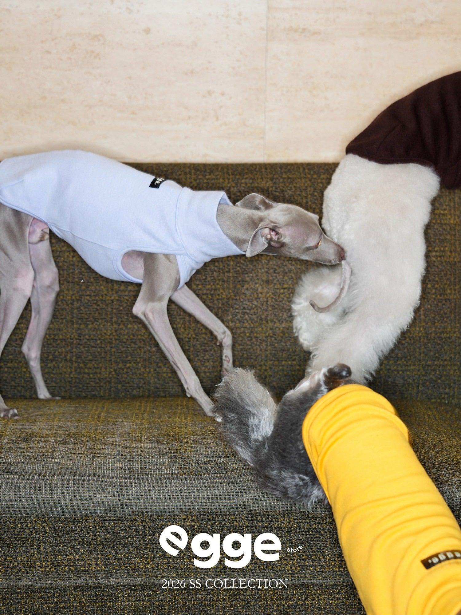 ハイストレッチ 保温 裏起毛 犬用タンクトップ 1005