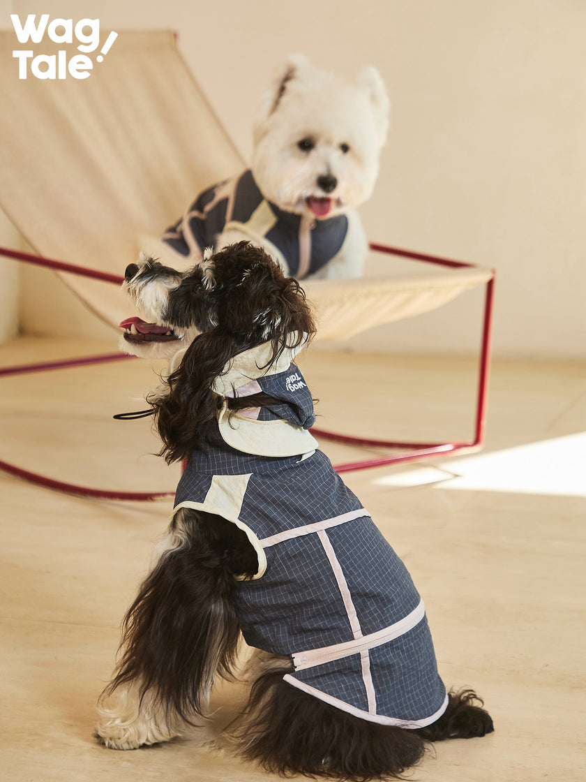 ジップオフデザイン 超軽量 防水 マウンテンベスト (犬用) 1009