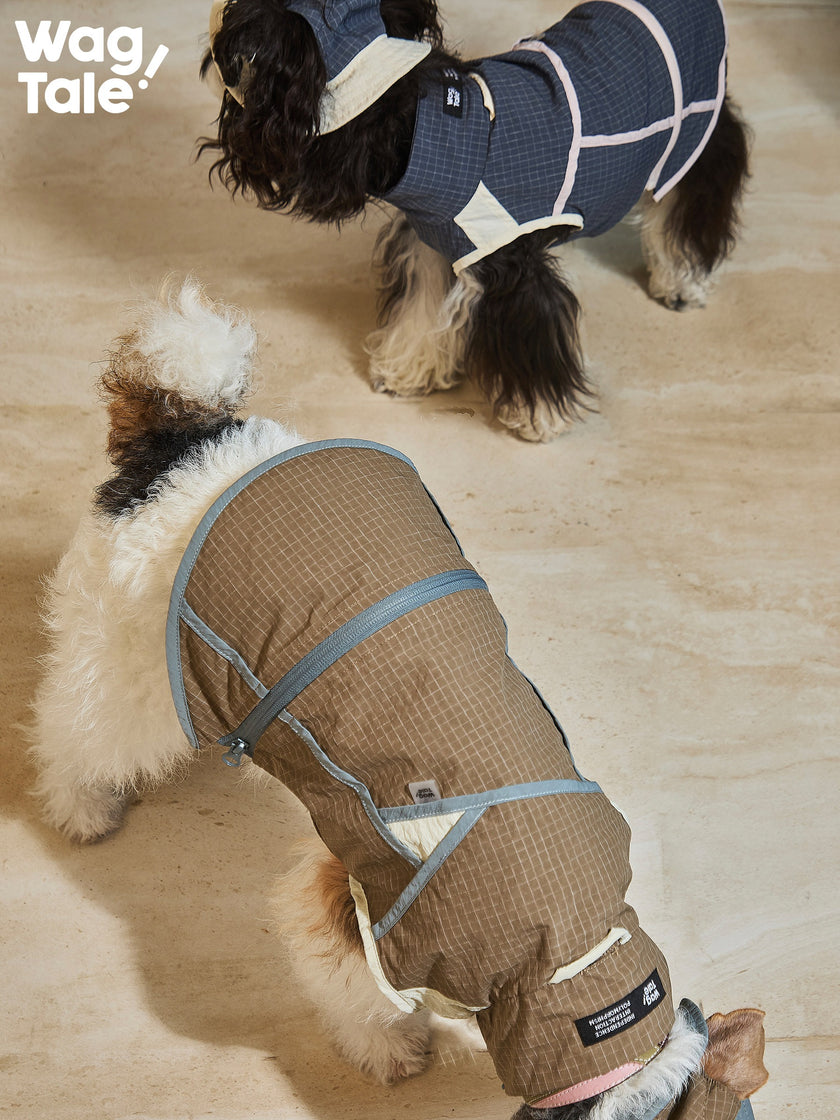 ジップオフデザイン 超軽量 防水 マウンテンベスト (犬用) 1009